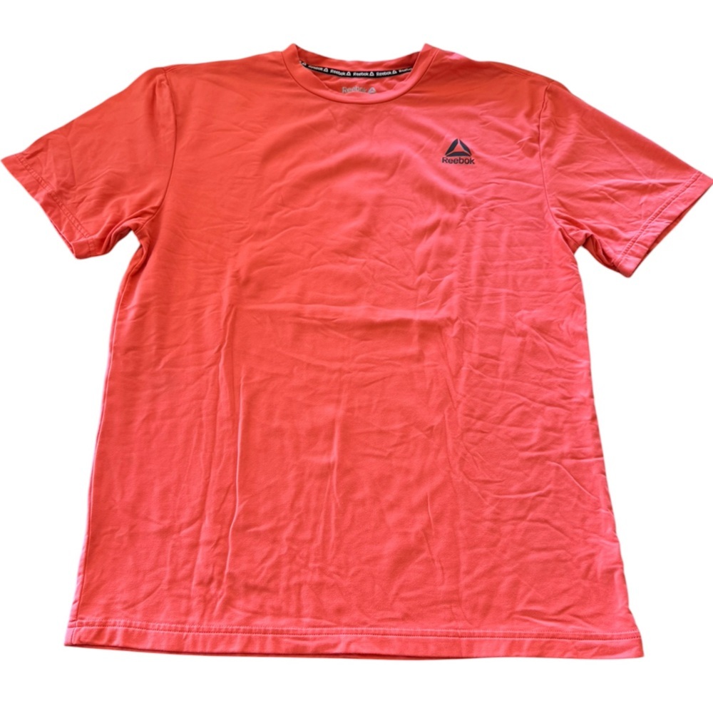 Reebok Coral Short Sleeve Crew Neck Fleece Lined T-Shirt M